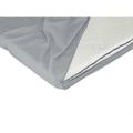 Zipped Sheet for Duvalay Compact Travel Topper 5cm Thick - Grey