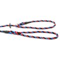 AG 8mm Slip Dog Lead 1.5m Red Black and Blue