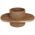 AG Cast Iron Roof Collar for 6" Diameter Chimneys & Flat Cabin Roof