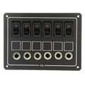 AG 6 Way Circuit Breaker/Switch Panel (6A, 8A, 10A and 15A)